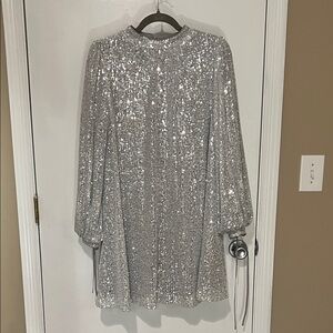 Badgley Mischka Belle Sequin Dress